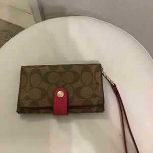 Coach wallet wristlet
